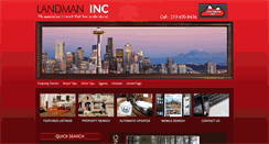 Desktop Screenshot of landmaninc.com